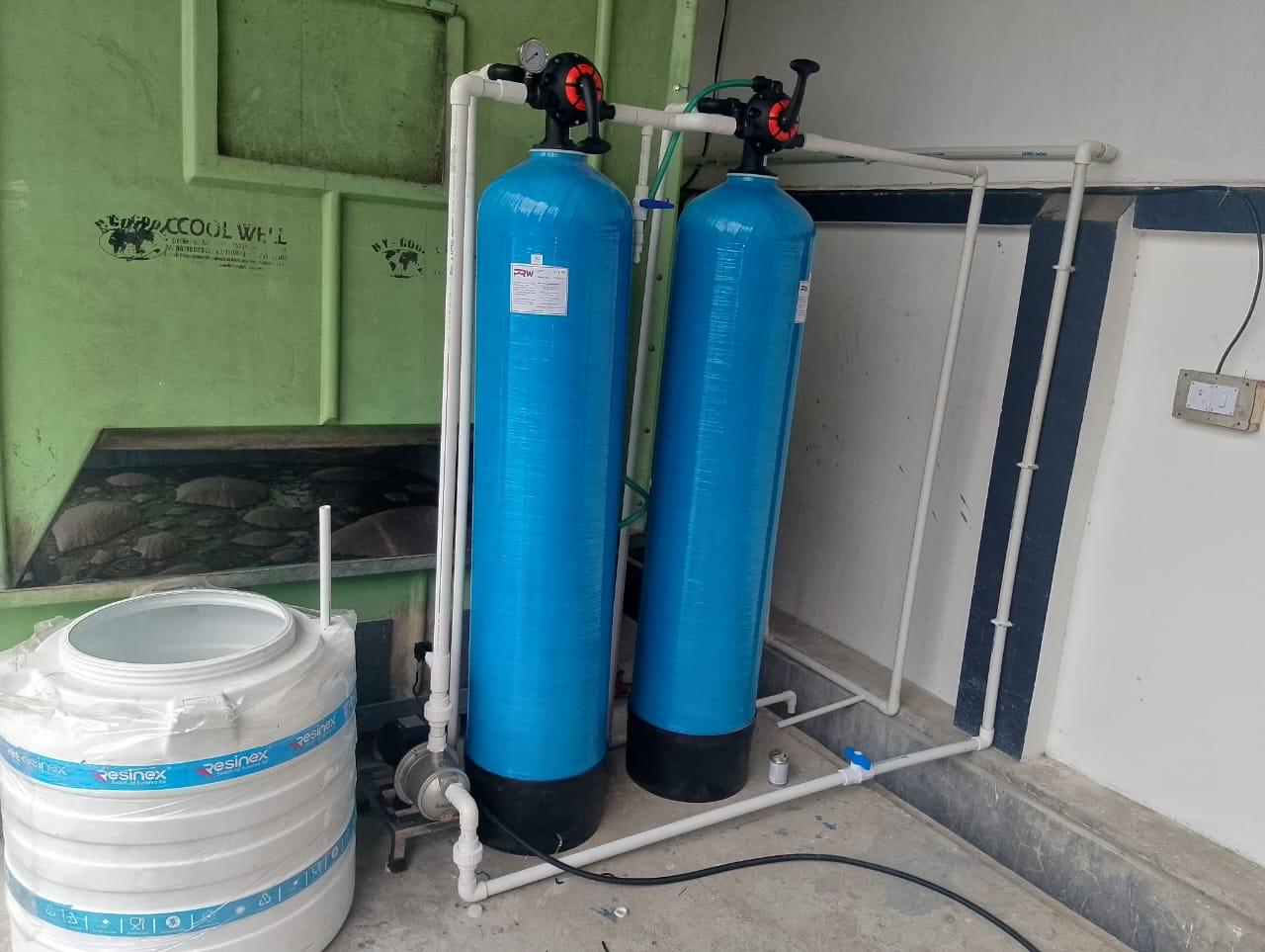 Triveni's Effluent Treatment Plant tanks at the Naini facility